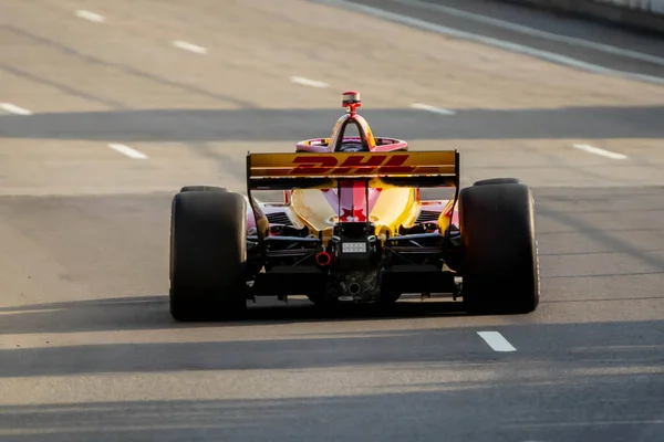 Piloto Série Indycar Romain Grosjean Genebra Suíça Qualifica Para Grande — Fotografia de Stock