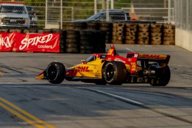 INDYCAR Serisi sürücüsü, Cenevre, İsviçre 'den ROMAIN GROSJEAN (28), Nashville, TN, ABD' deki Büyük Makine Müzik Şehri Grand Prix 'ine hak kazanmıştır..