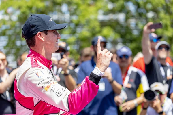 Водій Серії Indycar Kyle Kirkwood Юпітера Флорида Виграв Гран Прі — стокове фото