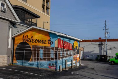 Nashville 'in havadan görünüşü, Cumberland Nehri üzerinde yer alan TN. Şehir Gönüllü Devlet 'in başkentidir..