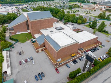 Nashville Tennessee 'deki Grand Ole Opry' nin hava manzarası.
