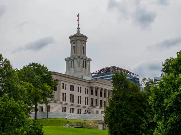 Luchtfoto Van Het State Capitol Building Nashville Tennessee — Stockfoto