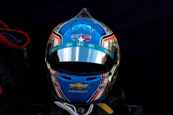 Pilota Della Serie Indycar Josef Newgarden Nashville Tennessee Prepara Allenarsi — Foto Stock