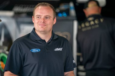 NASCAR Kupa Serisi Sürücüsü Cole Custer (51), Brooklyn VA 'daki Michigan Uluslararası Yarış Pisti' nde FireKeppers Kumarhanesi 400 için antrenman yapıyor..