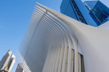 16 Ocak 2023 - New York, New York, ABD: Westfield Dünya Ticaret Merkezi Oculus binasının içinde