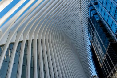 16 Ocak 2023 - New York, New York, ABD: Westfield Dünya Ticaret Merkezi Oculus binasının içinde