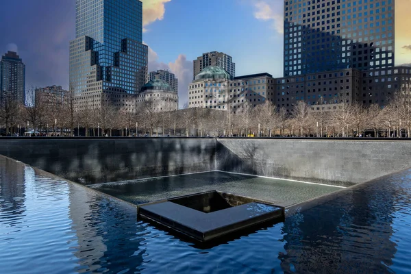 2023 Január New York Usa 911 Emlékmű 2001 Szeptember Támadások — Stock Fotó