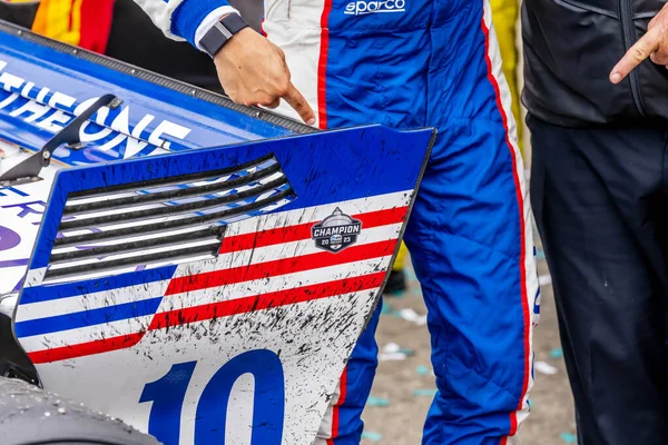 Sep 2023 Portland Indycar Series Coureur Alex Palou Uit Barcelona — Stockfoto