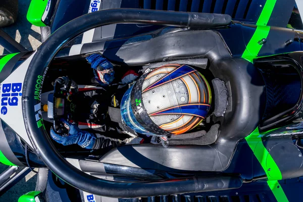 Indycar Nxt Firestone Series Driver Victor Franzthe Sao Paulo Brazília — Stock Fotó