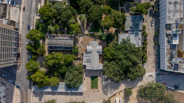 2023年9月15日至2023日 圣安东尼奥 从空中俯瞰西班牙的历史性使命 得克萨斯州圣安东尼奥的阿拉莫 — 图库照片