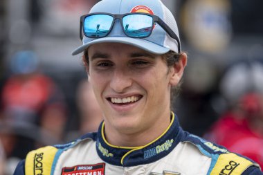 NASCAR Craftsman Truck Serisi Kanunsuz Alan (45), Bristol TN 'deki Bristol Motor Yarış Pistinde Ohio Lojistiği tarafından sunulan UHOH 200 için antrenman yapıyor..