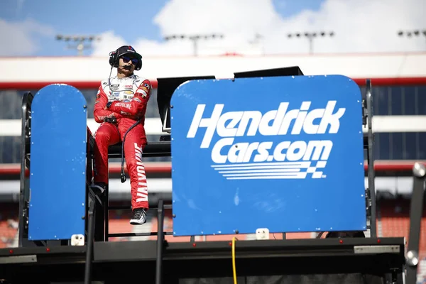 Nascar Cup Series Driver Kyle Larson Takes Track Practice Bass — Stock Photo, Image