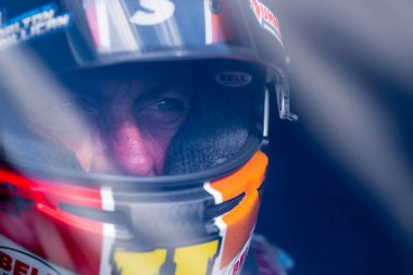 Sep 24, 2023-Concord, NHRA Top Fuel Dragster pilotu Clay Millican, Betway Carolina Ulusal Şampiyonası 'nda koşuya hazırlanıyor..