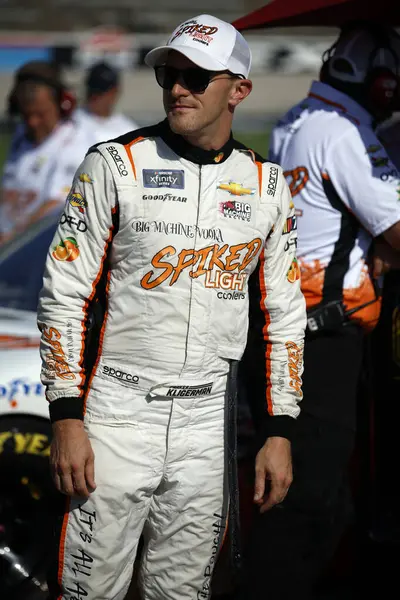 Nascar Xfinity Series Driver Parker Kligerman Prepara Para Qualificar Para — Fotografia de Stock