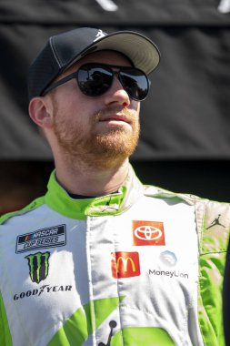 NASCAR Cup Serisi Sürücüsü Tyler Reddick (45), Fort Worth TX 'teki Texas Otomotiv Pisti Otomotiv 400 için pistte antrenman yapıyor..
