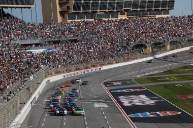 Michael McDowell, Ambetter Health 400 için Hampton, GA, ABD 'de yarışıyor.