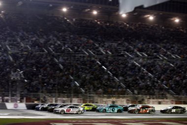 Daniel Suarez Hampton, GA, ABD 'de Ambetter Health 400 ödülünü kazandı.