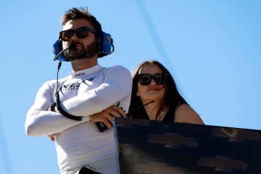 Bayley Currey, Bristol, TN, ABD 'deki Meteoroloji Müdahale Aracı Yarışı için antrenman yapıyor.