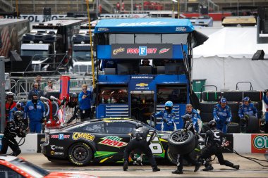 AJ Allmendinger, Bristol, TN, ABD 'deki Food City 500 için mola verdi.