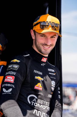Nevada City, Kaliforniya 'dan ALEXANDER ROSSI (7), Termal Kulüpte 1 Milyon Dolarlık Açılış Termal Kulübü için pratik yapmaya hazırlanıyor..