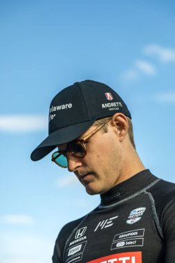 İsveç 'in Kumla kentinden MARCUS ERICSSON (28), Thermal, CA' daki Termal Kulüp 'te 1 Milyon Dolarlık Termal Kulübün açılış yarışmasına hazırlanıyor..