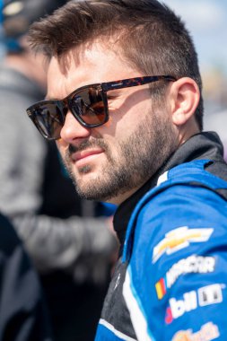 Bayley Currey, Long John Silver 'ın Martinsville, VA, ABD' deki 200 yarışına hazırlanıyor.