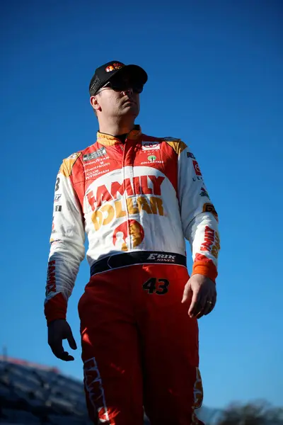 Nascar Cup Series Driver Erik Jones Gets Ready Practice Cook Royalty Free Stock Images