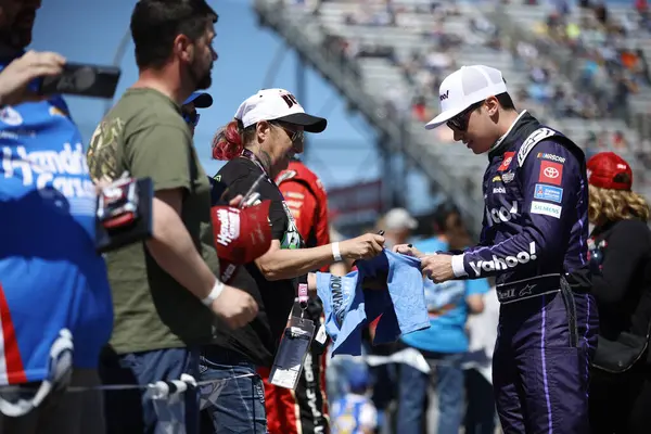 stock image NASCAR Cup Series driver, Christopher Bell gets ready for the Cook Out 400 in Martinsville, VA, USA