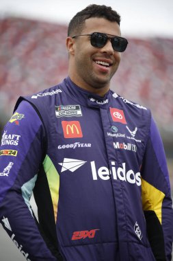Bubba Wallace, Lincoln, AL, ABD 'deki GEICO 500' e katılmaya hazırlanıyor.