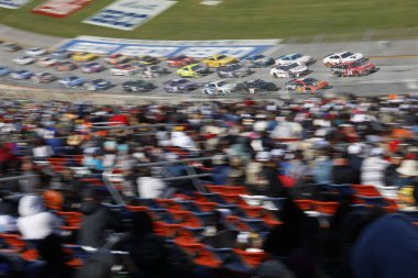 Chase Briscoe, GEICO 500 için Lincoln, AL, ABD 'de yarışıyor.