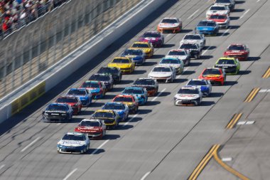 John Hunter Nemechek, GEICO 500 için Lincoln, AL, ABD 'de yarıştı.