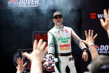 Jimmie Johnson Dover, DE, ABD 'deki Wurth 400 için hazırlanıyor.