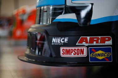 Bayley Currey, Amerika 'nın Kalbi 200 için Kansas City, KS, ABD' de antrenman yapıyor.