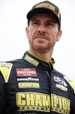 Grant Enfinger, Amerika 'nın Kalbi 200 için Kansas City, KS, ABD' de antrenman yapıyor.