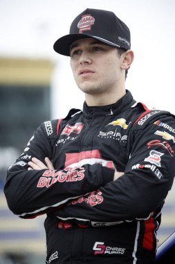 Chase Purdy, Amerika 'nın Kalbi 200 için Kansas City, KS, ABD' de antrenman yapıyor.