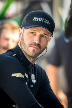 Arrecifes 'li AGUSTIN HUGO CANAPINO (78), Arjantin Indianapolis 500' ün 108. koşusu için Speedway, IN.