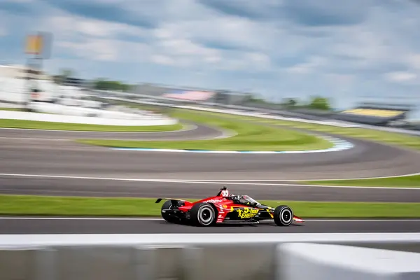 stock image PIETRO FITTIPALDI (30) of Miami, Florida practices for the 108th Running of the Indianapolis 500 at the Indianapolis Motor Speedway in Speedway, IN.