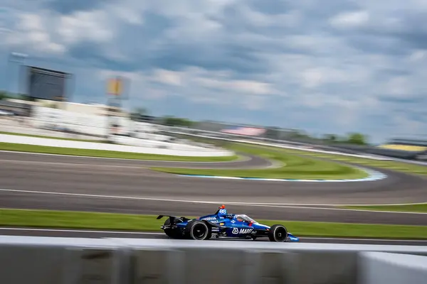 stock image MARCO ANDRETTI (98) of Nazareth, Pennsylvania practices for the 108th Running of the Indianapolis 500 at the Indianapolis Motor Speedway in Speedway, IN.