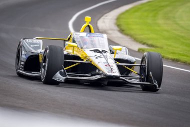 Valencia, Kaliforniya 'dan COLTON HERTA (26), Indianapolis 500' ün Speedway, IN 'deki Indianapolis Motor Yarış Pisti' nde 108..