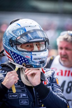 Nazareth, Pennsylvania 'dan MARCO ANDRETTI (98), Speedway, IN' deki Indianapolis Motor Yarış Pisti 'nde 108..