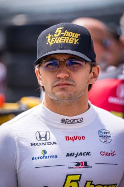 Miami, Florida 'dan PIETRO FITTIPALDI (30), Speedway, IN' deki Indianapolis Motor Yarış Pisti 'nde 108..