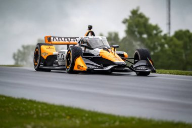 Nevada City, Kaliforniya 'dan ALEXANDER ROSSI (7), Elkhart Lake, WI' deki Road America 'da XPEL Grand Prix' e hak kazandı..