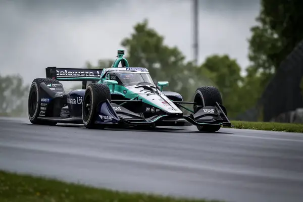 Stock image COLTON HERTA (26) of Valencia, California qualifies for the XPEL Grand Prix at Road America in Elkhart Lake, WI.