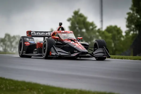 stock image CHRISTIAN LUNGAARD (45) of Hedensted, Denmark qualifies for the XPEL Grand Prix at Road America in Elkhart Lake, WI.