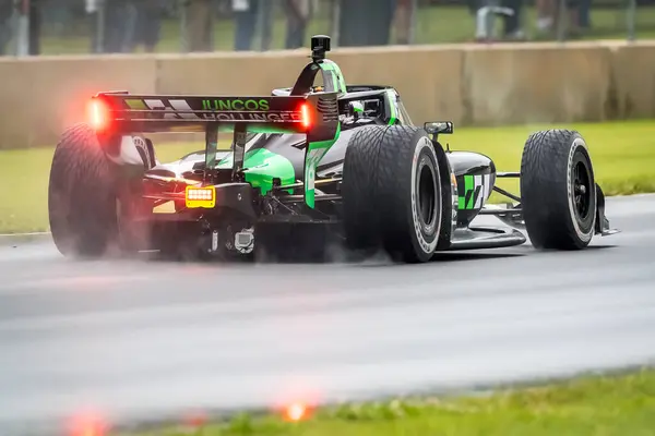 stock image Substitute driver, NOLAN SIEGEL (78) from Palo Alto, California qualifies for the XPEL Grand Prix at Road America in Elkhart Lake, WI.