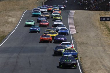 Tyler Reddick Toyota / Save Mart 350 için Sonoma, CA, ABD 'de yarışıyor.