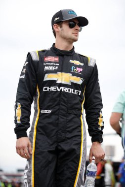 Connor Mosack, Madison, IL, ABD 'deki Toyota 200' e katılmaya hazırlanıyor.