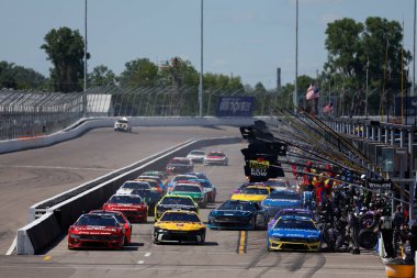 Michael McDowell, Illinois 300 için Madison, IL, ABD 'de mola verdi.