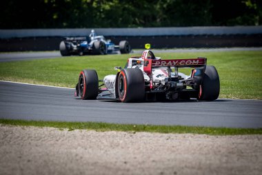 Payette 'li STING RAY RoBB (41), Idaho, Elkhart Gölü' ndeki Road America 'da XPEL Grand Prix için pratik yapıyor..