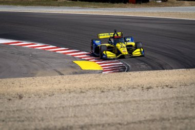 Miami, Florida 'dan PIETRO FITTIPALDI (30), Salinas' taki WeatherTech Raceway Laguna Seca 'da Monterey' in Firestone Grand Prix 'i için pratik yapıyor..